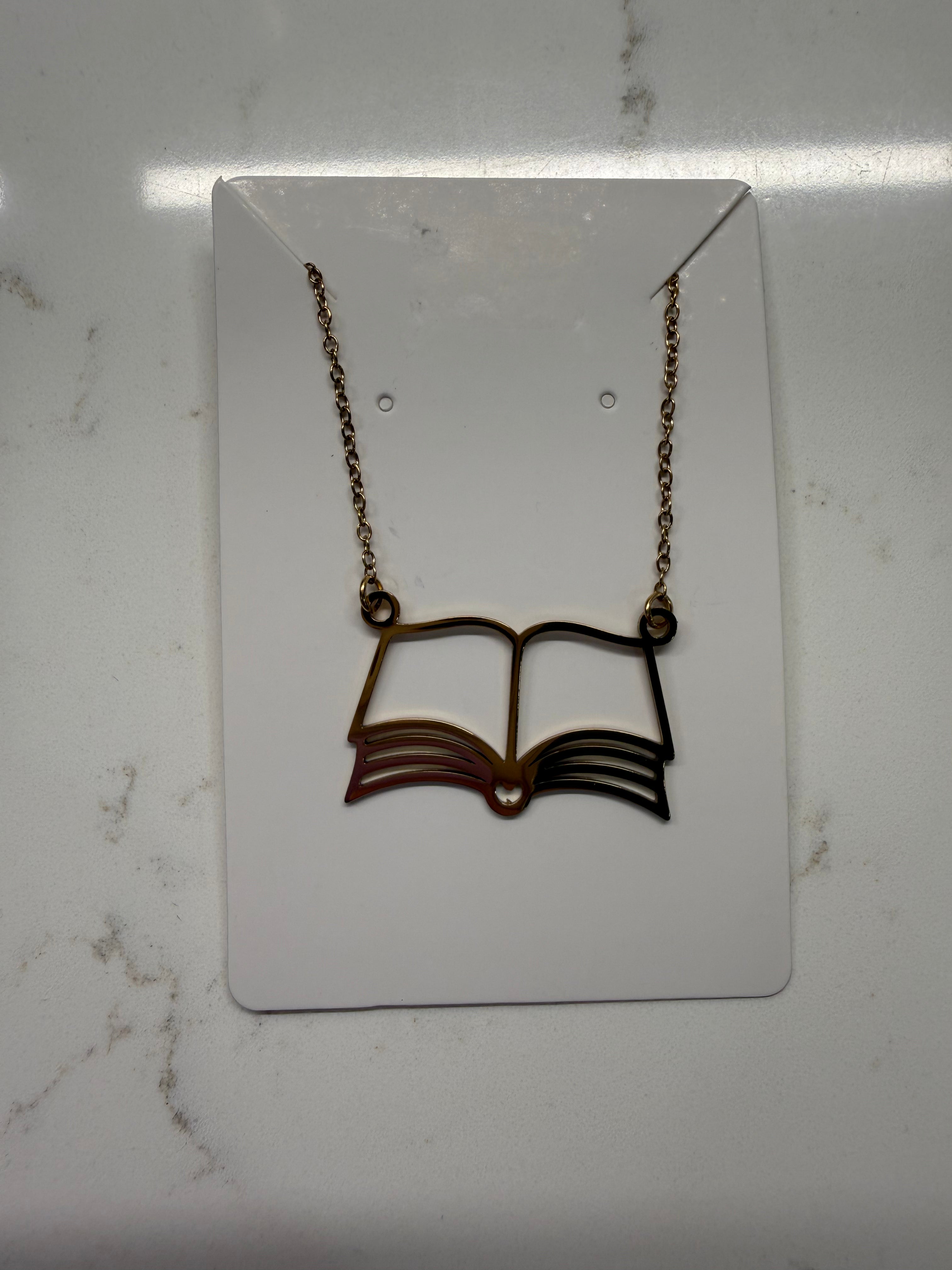 Bookish Necklace